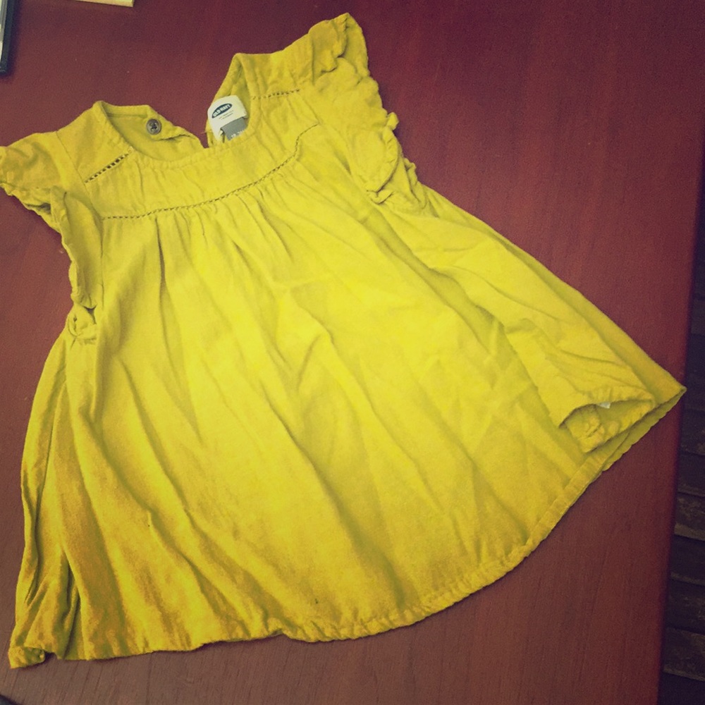 Chartreuse (pear/mustard color) Dress/tunic